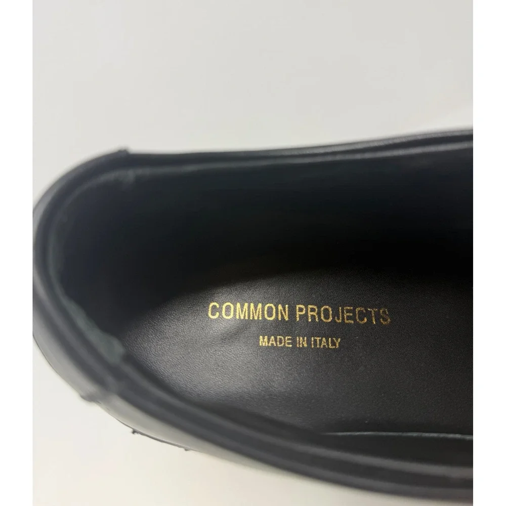 Common Projects Achilles Low Top Sneaker Black Size 11 US 44 EU - Picture 8 of 10